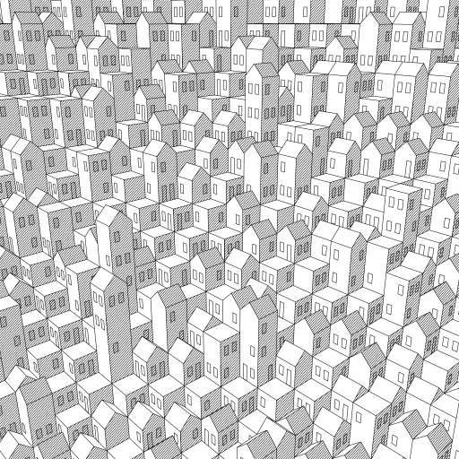 Cubic cityscape #1