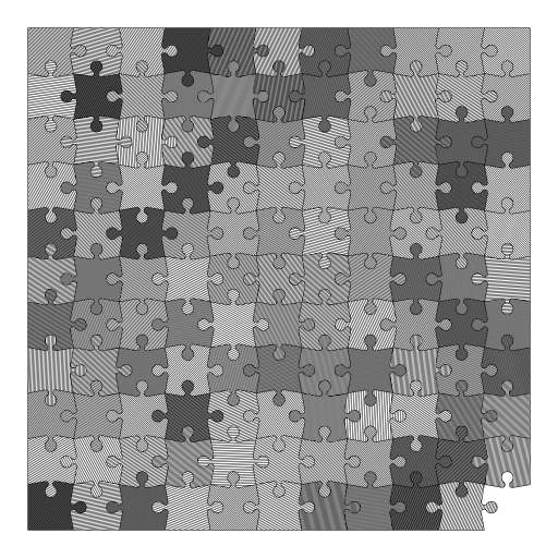 Hatched jigsaw 🧩